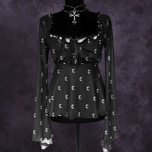 Killstar Maya Long Sleeve Top - Picture 4 of 10